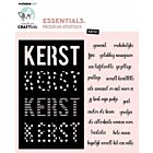 Studio Light Mask & stamps Kerst Essentials nr.09 CCL-ES-MST09 150x161mm