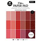 Studio Light Pattern Paper Pad Christmas reds Essent. nr.207 SL-ES-PPP207 148x210mm 