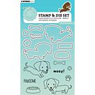 Studio Light Stamp & Cutting Die Dachshund Sweet Stories nr.78 SL-SS-SCD78 148x105mm