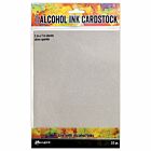 Tim Holtz Alcohol Ink Cardstock Silver Sparkle (10pcs) (TAC65500)