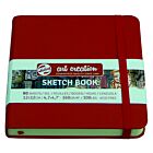 Talens Art Creation Schetsboek Rood 12 x 12 cm 140 g 80 Vellen