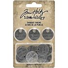 Idea-Ology Metal Adornments 18/Pkg Thought Tokens