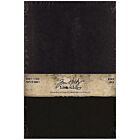 Tim Holtz Idea-Ology Kraft-Stock Stack Cardstock Pad 6"X9" 24/Pkg Black