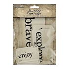 Tim Holtz Idea-Ology Double-Sided Flashcards 45/Pkg