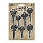 Tim Holtz Idea-Ology Metal Word Keys 7/Pkg 