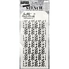 Tim Holtz Layered Stencil 4.125"X8.5" Berry Leaves