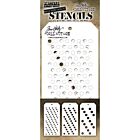 Tim Holtz Layered Stencil Set 3/Pkg Shifter Multidots