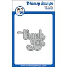 Whimsy Stamps Thank You Die