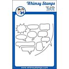 Whimsy Stamps Comic Speech Bubbles Die Set