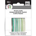 Mini Washi Tape Green Hues 