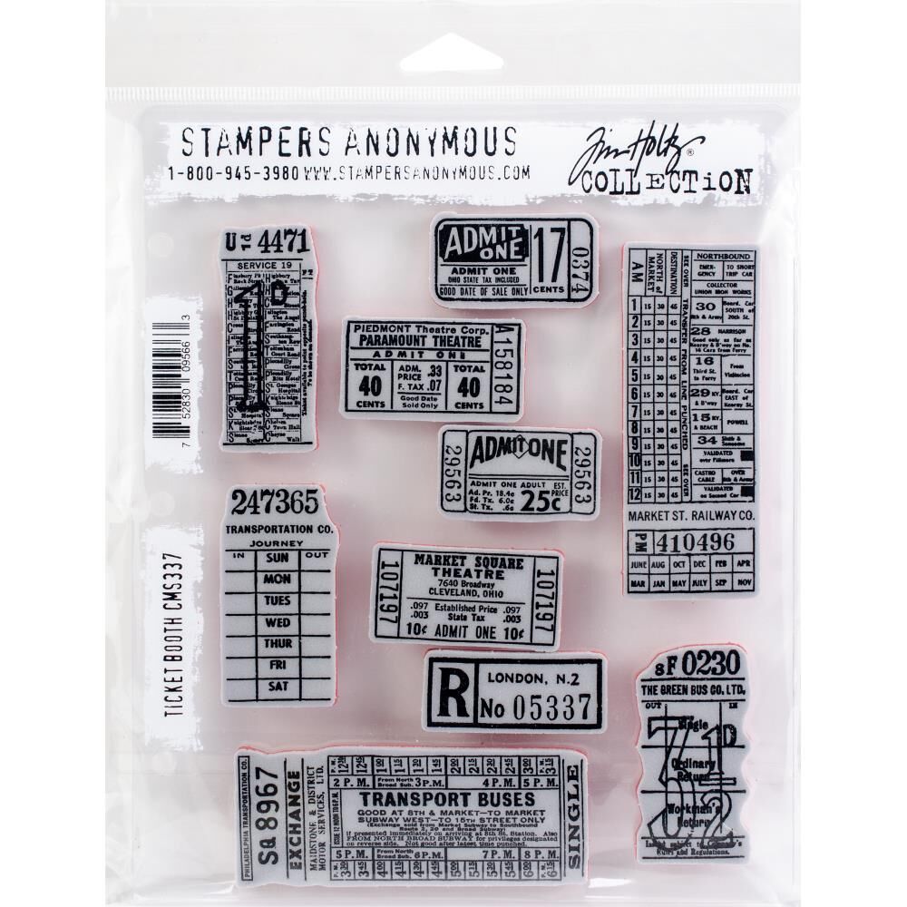 Tim Holtz Cling Stamps: Perspective (CMS213)