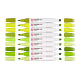 Talens Pantone marker set x9 Green Yellow