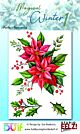 Studio EELZ Clear Stamps  Magical Winter 1 Perfect Poinsettia