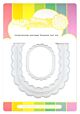 Waffle Flower Inside/Outside Scalloped Elongated Oval Die