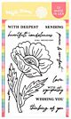 Waffle Flower Sketched Poppy Stamp Set