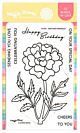 Waffle Flower Sketched Marigold Stamp Set