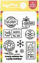 Waffle Flower Postage Collage North Pole Stamp Set