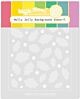 Waffle Flower Holly Jolly Background Stencil