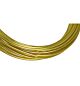 Aluminium wire round Gold 5 mtr. / ø 1mm