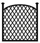 Craftables stencil trellis panel