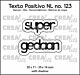 Crealies Texto Positivo super gedaan - NL (H) POSNL123  30x11 - 39x14mm