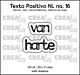 Crealies Texto Positivo van harte - NL (H) POSNL16  19x8 - 29x11 mm