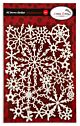 Art Nouveau Falling Snowflakes Stencil (DB1072)