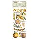 Stamperia Golden Harmony Rub-On 4x8,5 Inch Pumpkins (DFLRB113) 