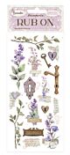 Stamperia Lavender Rub-On 4x8,5 Inch Keys (DFLRB97) 