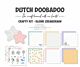 Dutch Doobadoo Craftykit Kleine zeemeermin 21x21 473.005.065