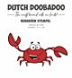 Dutch Doobadoo Rubber stempel Leonard de Krab 497.004.019