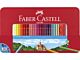 kleurpotlood Faber-Castell Castle zeskantig metalen etui 60 stuks met accessoires