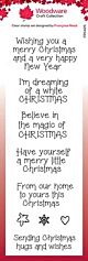 Magical Christmas Greetings Clear Stamps (FRS425)