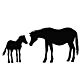 Lavinia Stamps  Horse and Foal