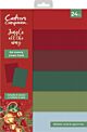 Crafters Companion Jingle All The Way A4 Luxury Linen Card Pack (JATW-LINEN-A4)