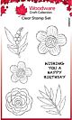 Singles Blooms For Birds Flower Heads Clear Stamps (JGS884)