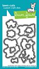 lawn fawn dies yappy birthday add-on lawn cuts