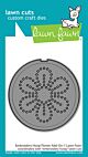 Lawn Fawn dies embroidery hoop flower add-on 