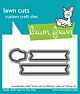 Lawn Fawn dies treat cart sentiment add-on lawn cuts