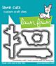 Lawn Fawn dies i heart pandas add-on lawn cuts