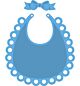 Creatables stencil bib