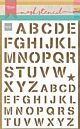 Marianne Design Craft Stencil - Leger alfabet 150x210mm  