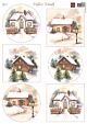 Marianne D Decoupage Mattie's Mooiste - Winterhuisjes MB0220 A4