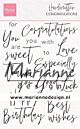 Marianne Design Stempel Handwritten - Congratulations (Eng) 110x150mm 
