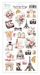 Mintay See You In Paris 6x12 Inch Paper Stickers Elements