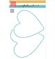 Marianne Design Craft Stencil 2 Hearts