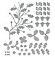 Poinsettia Spray Etched Dies (S4-1366)