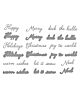 Handwritten Holiday Sentiments Etched Dies (S5-654)