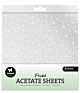 Studio Light Acetate sheet Snowflakes Essentials nr.08 SL-ES-ACS08 203x203mm