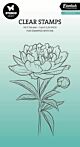 Studio Light Clear Stamp Open peony Essentials nr.694 SL-ES-STAMP694 84x128mm